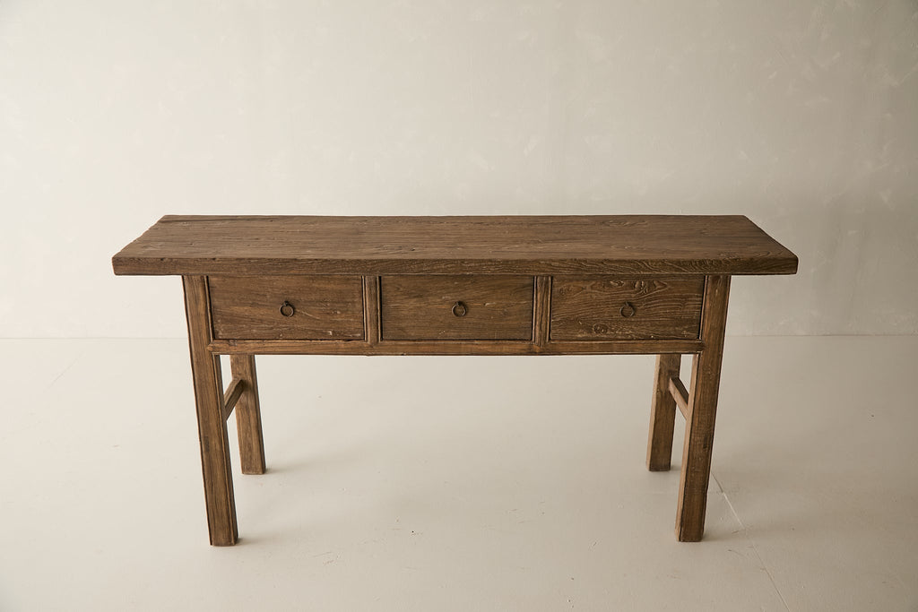 Sabi 3-Drawer Console - Mocha