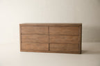Billie 6-Drawer Dresser - Mocha