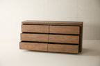 Billie 6-Drawer Dresser - Mocha