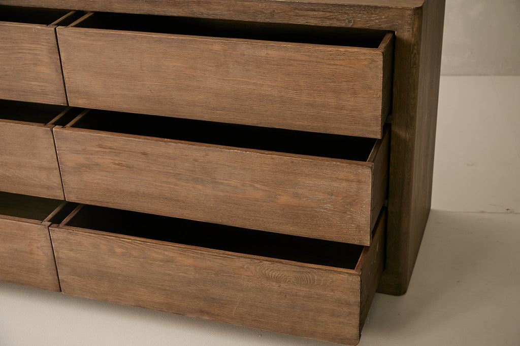 Billie 6-Drawer Dresser - Mocha