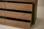 Billie 6-Drawer Dresser - Mocha