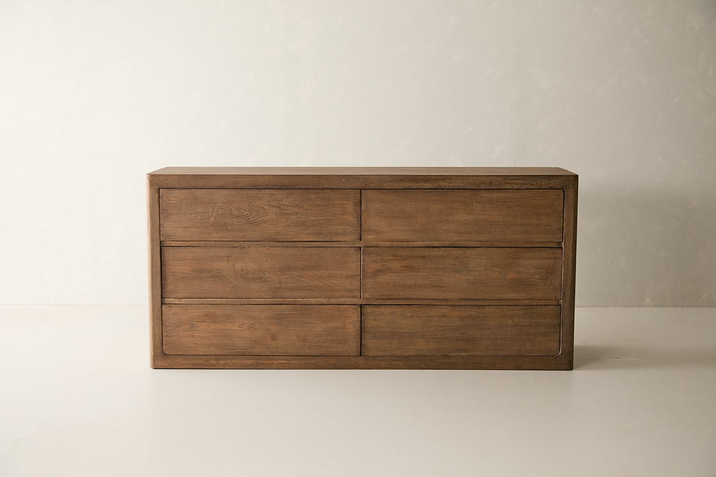 Billie 6-Drawer Dresser - Mocha