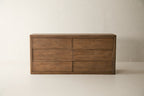 Billie 6-Drawer Dresser - Mocha