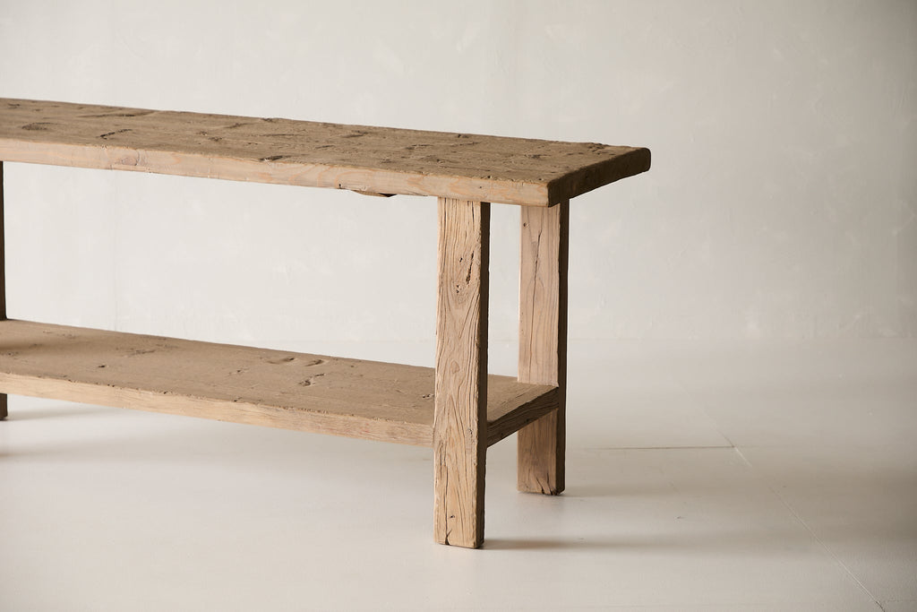 Vintage Pine Console Table - Circa 1945