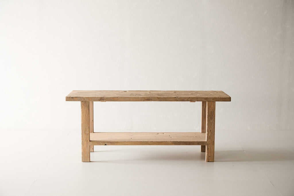 Vintage Pine Console Table - Circa 1945