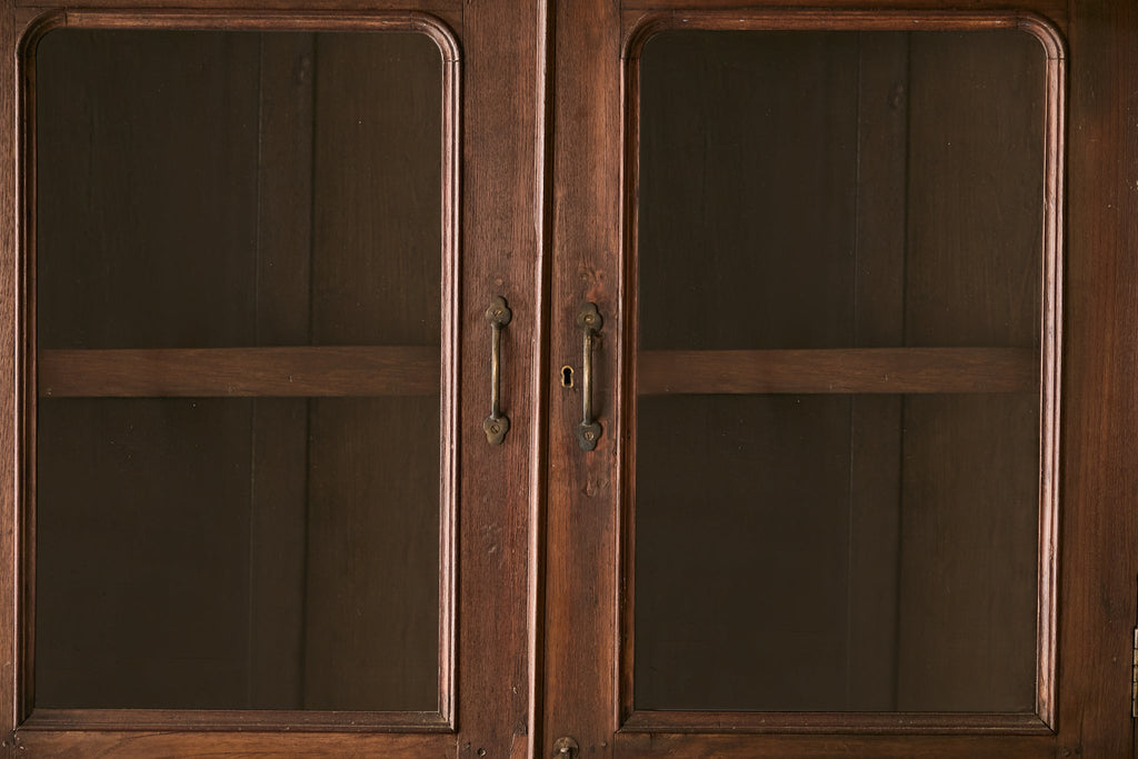 Vintage Two-Part Teak Cabinet T.036