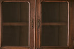 Vintage Two-Part Teak Cabinet T.036