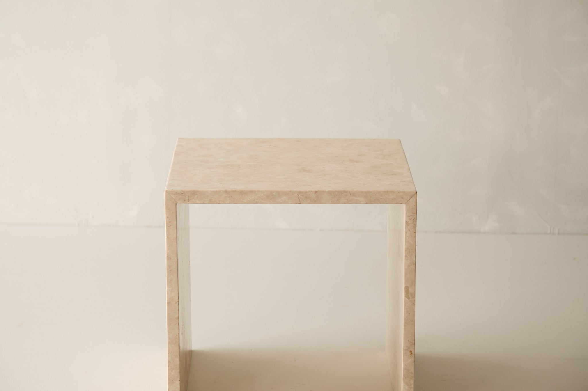 Sloan Marble Side Table - Cream