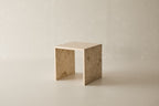 Sloan Marble Side Table - Cream