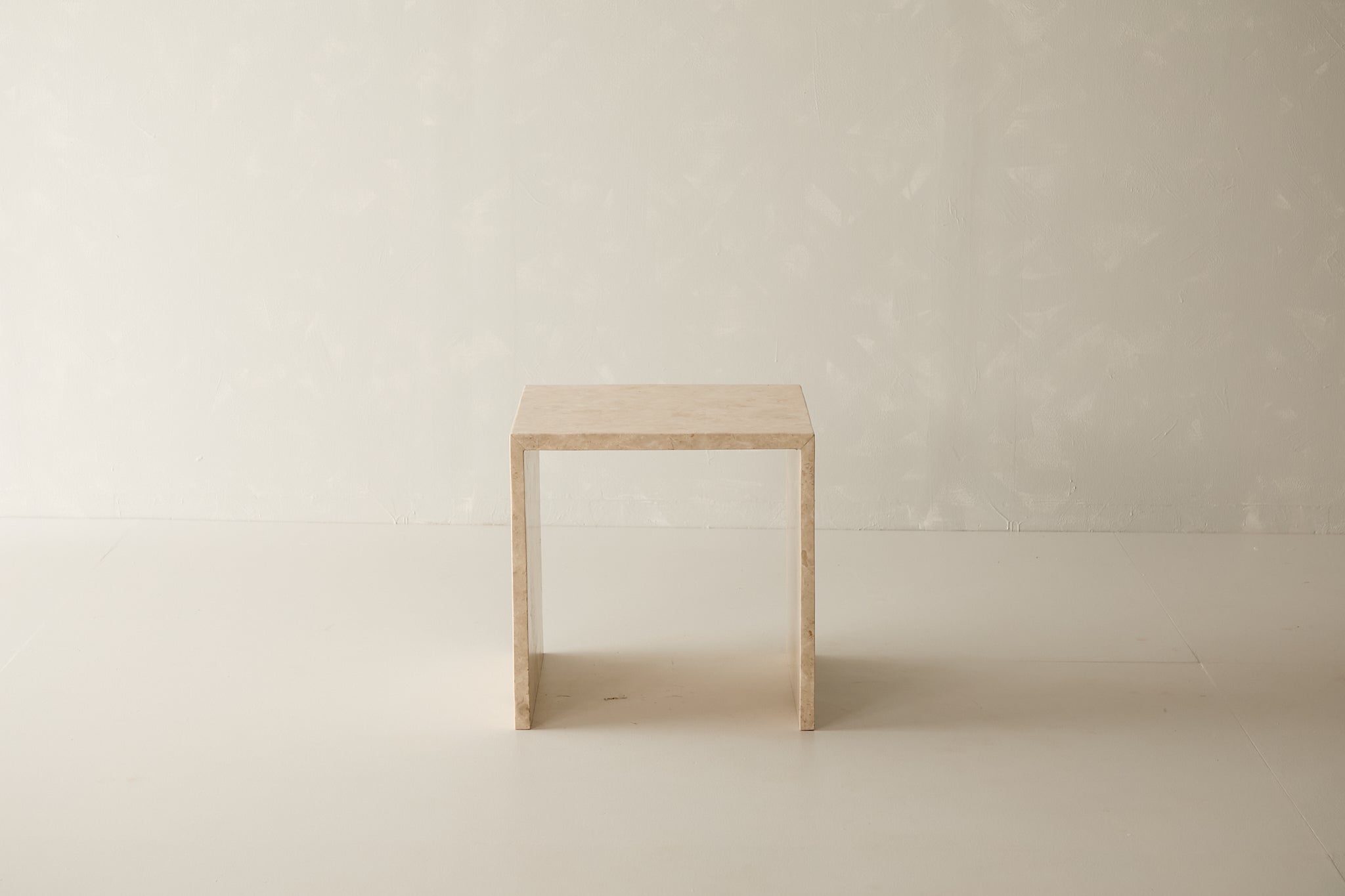 Sloan Marble Side Table - Cream