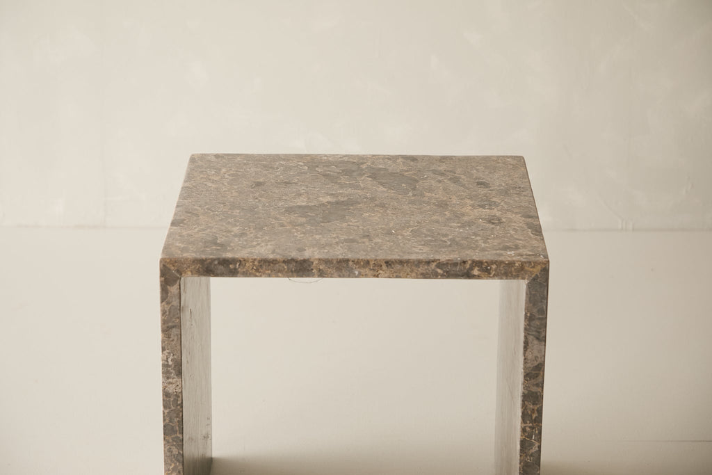 Sloan Marble Side Table - Grey