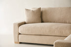 Laguna L-Sectional - Southpaw Fabric in Oatmeal
