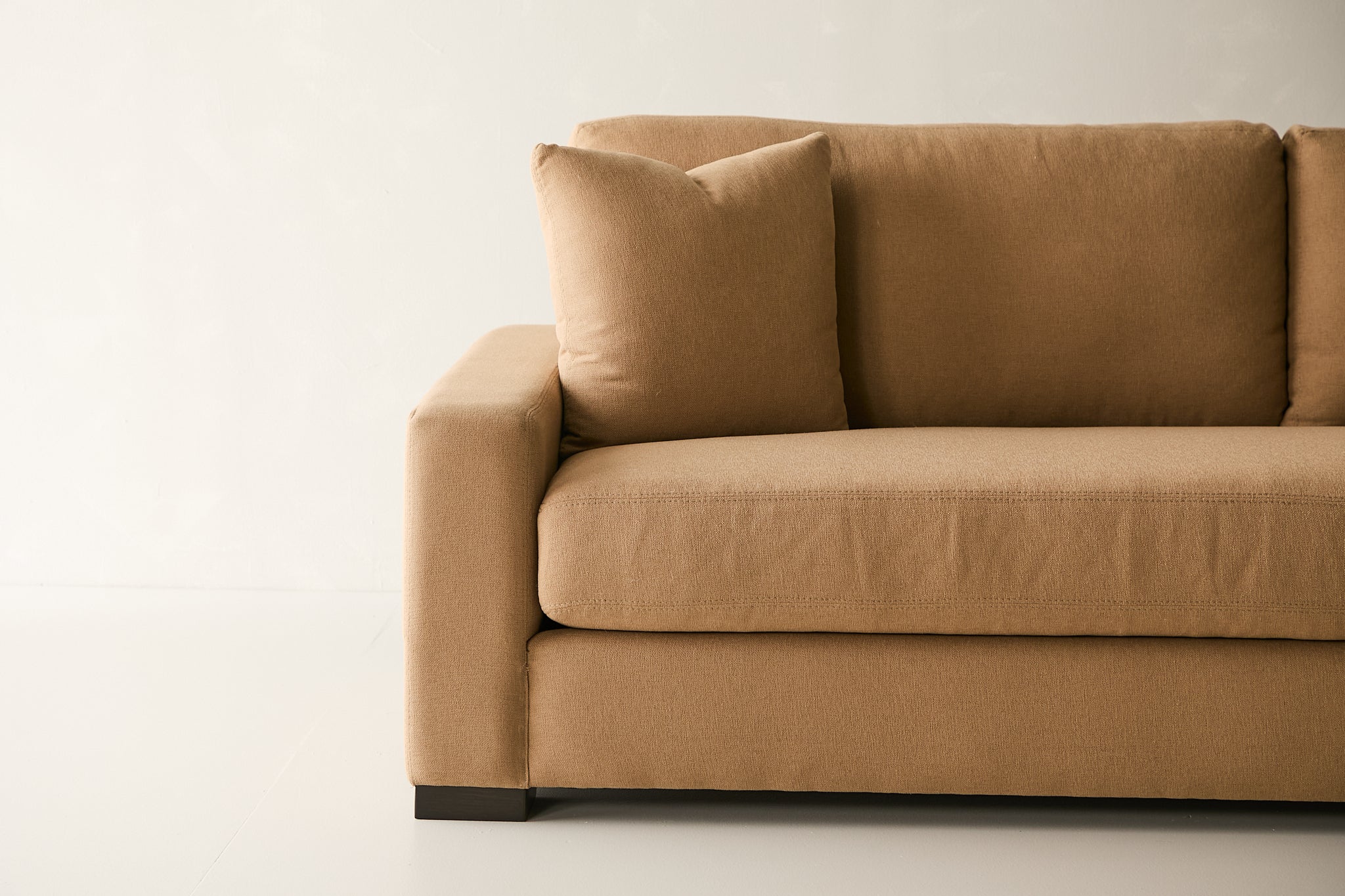 Laguna Sofa - Performance Belgian Linen Fabric in Camel