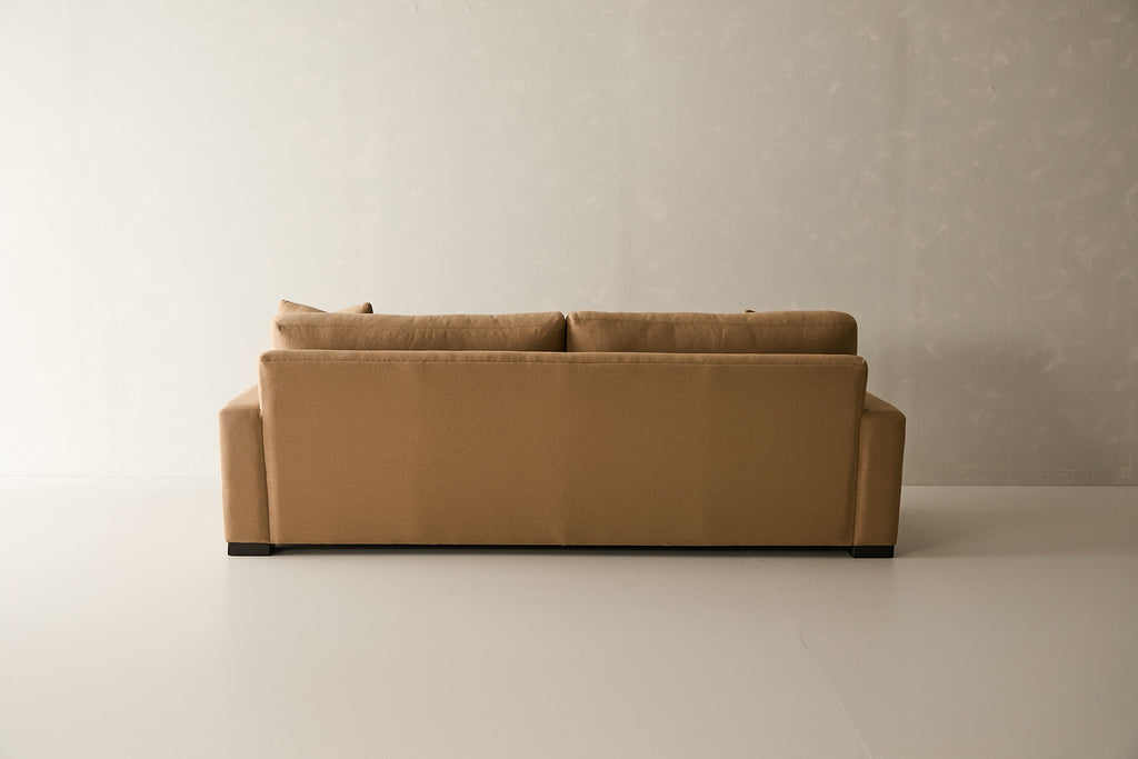 Laguna Sofa - Performance Belgian Linen Fabric in Camel