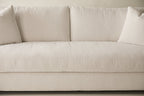 Laguna Sofa - Curly Q Fabric in White