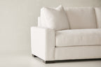 Laguna Sofa - Curly Q Fabric in White