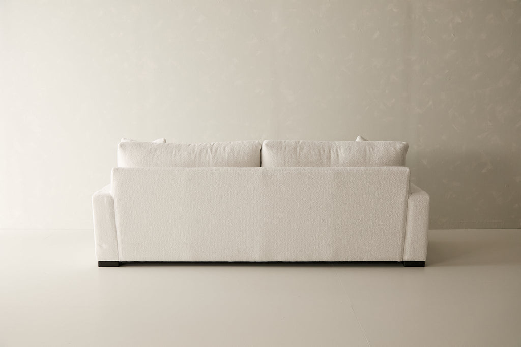 Laguna Sofa - Curly Q Fabric in White
