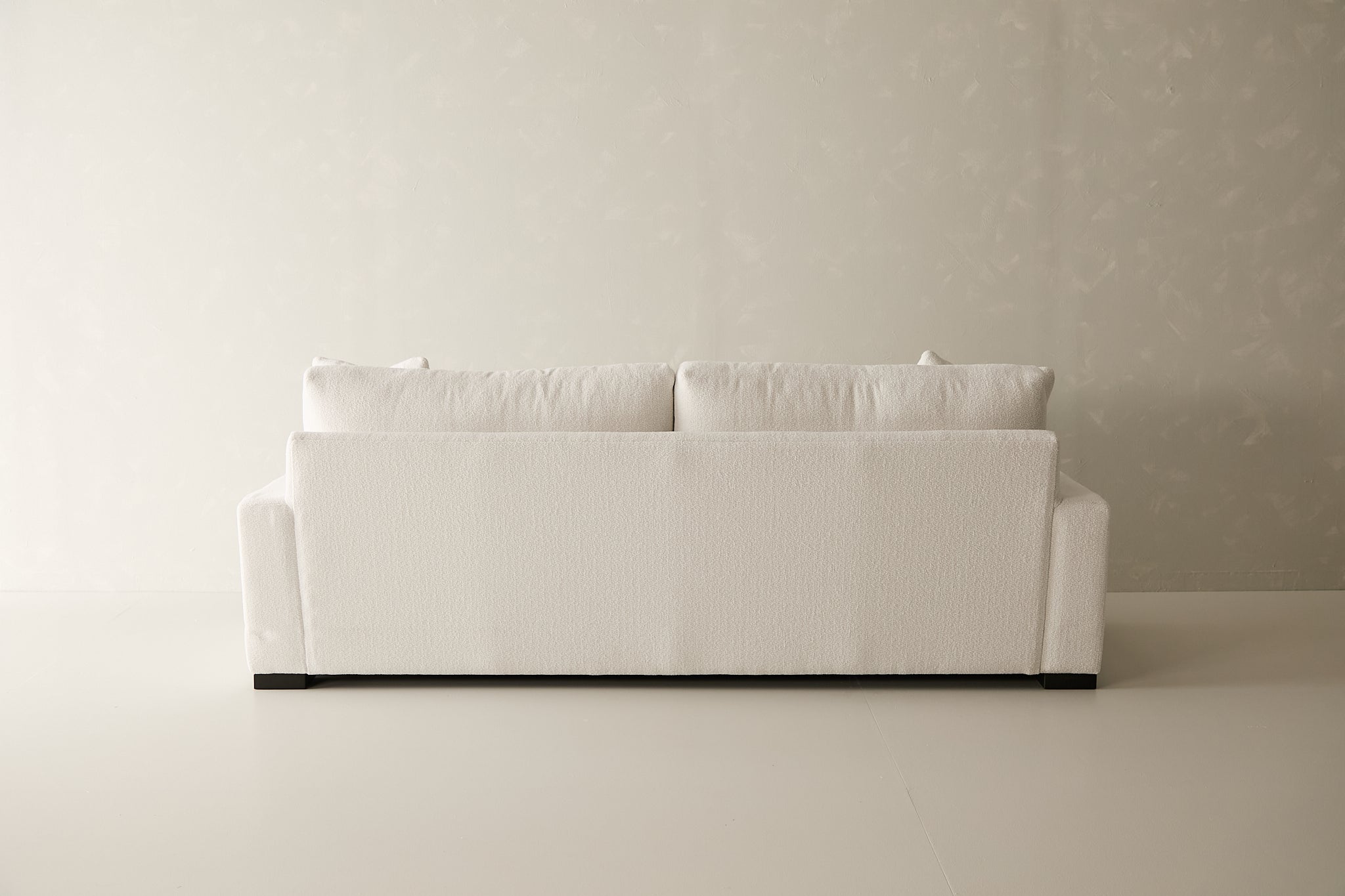 Laguna Sofa - Curly Q Fabric in White