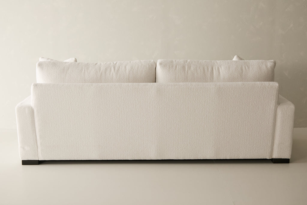 Laguna Sofa - Curly Q Fabric in White