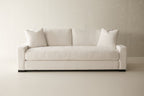 Laguna Sofa - Curly Q Fabric in White