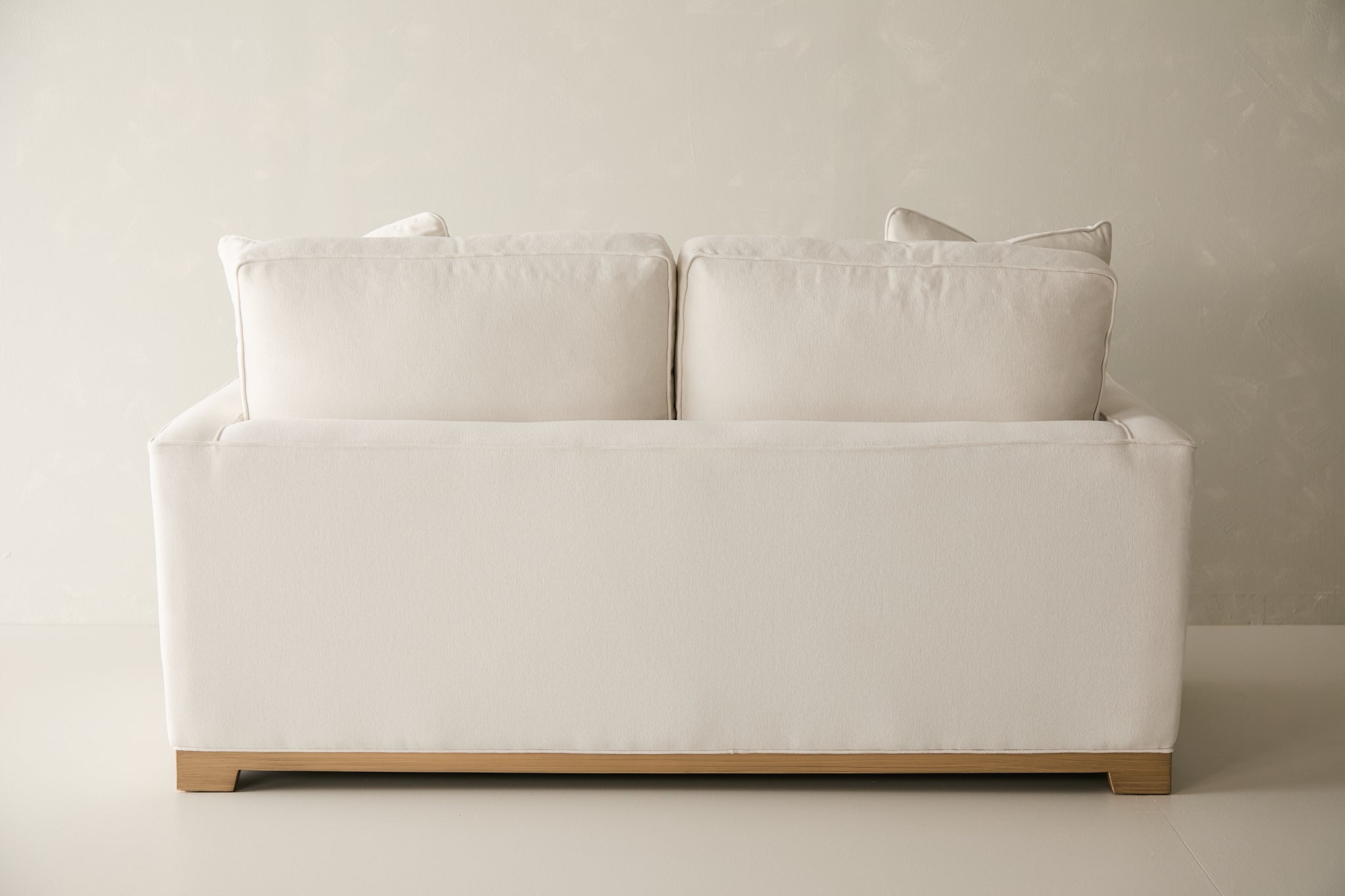 Malibu Loveseat - Performance Belgian Linen Fabric in Natural