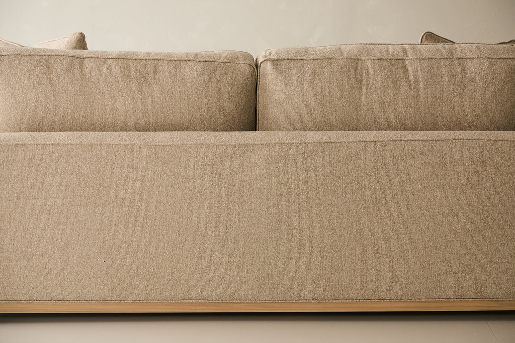 Malibu Mid-Sofa - Southpaw Fabric in Oatmeal
