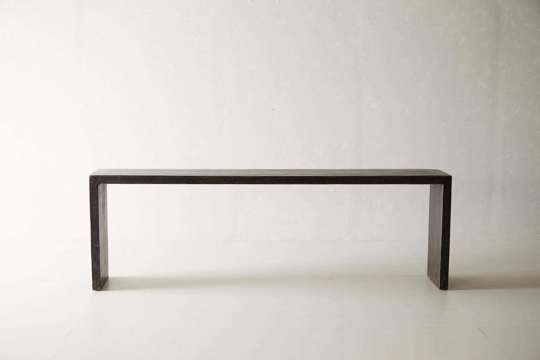 Black Lacquer Waterfall Console