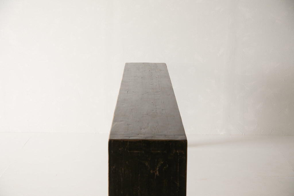 Black Lacquer Waterfall Console