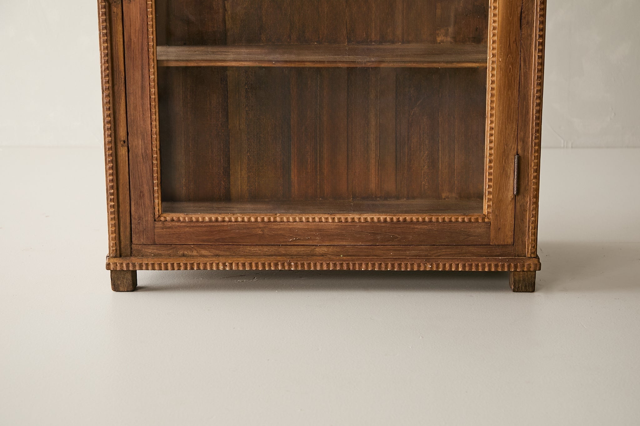 Vintage Teak and Glass Display Cabinet T.010