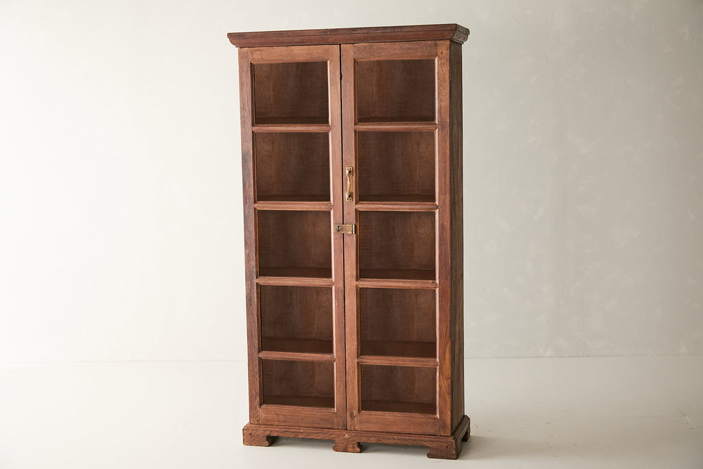 Vintage Teak and Glass Cabinet T.023