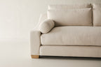 Napa Mid-Sofa - Southpaw Fabric in Cream