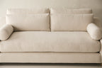 Napa Mid-Sofa - Southpaw Fabric in Cream