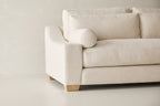 Napa Mid-Sofa - Southpaw Fabric in Cream