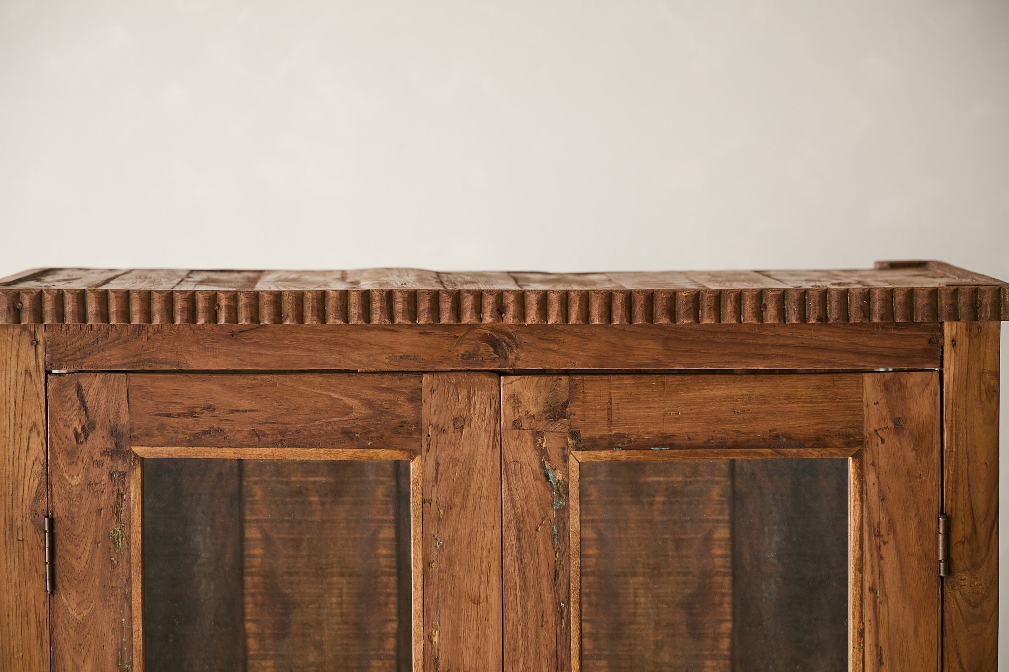 Vintage Teak and Glass Cabinet T.007