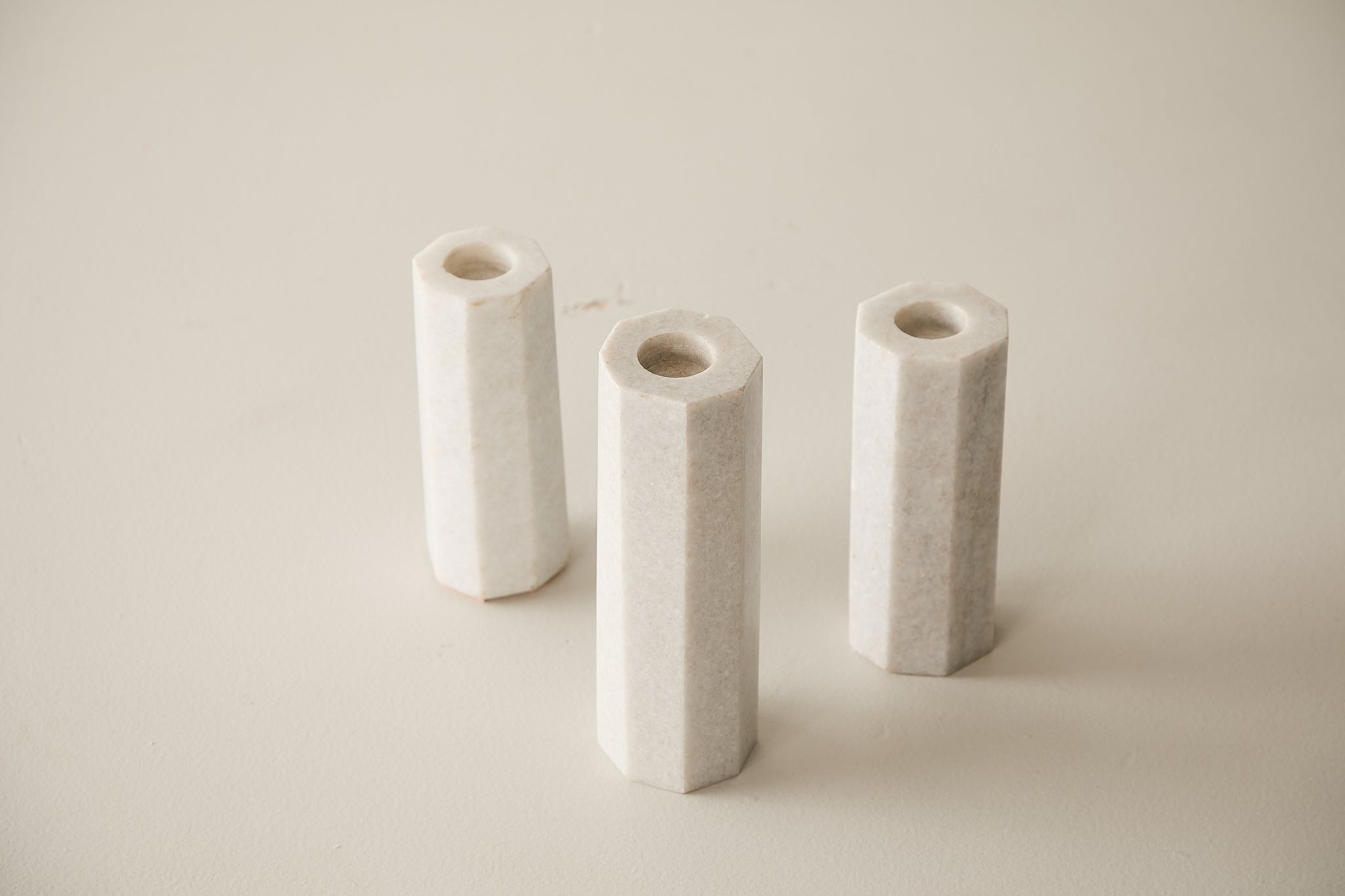 Marble Candle Stand S/3