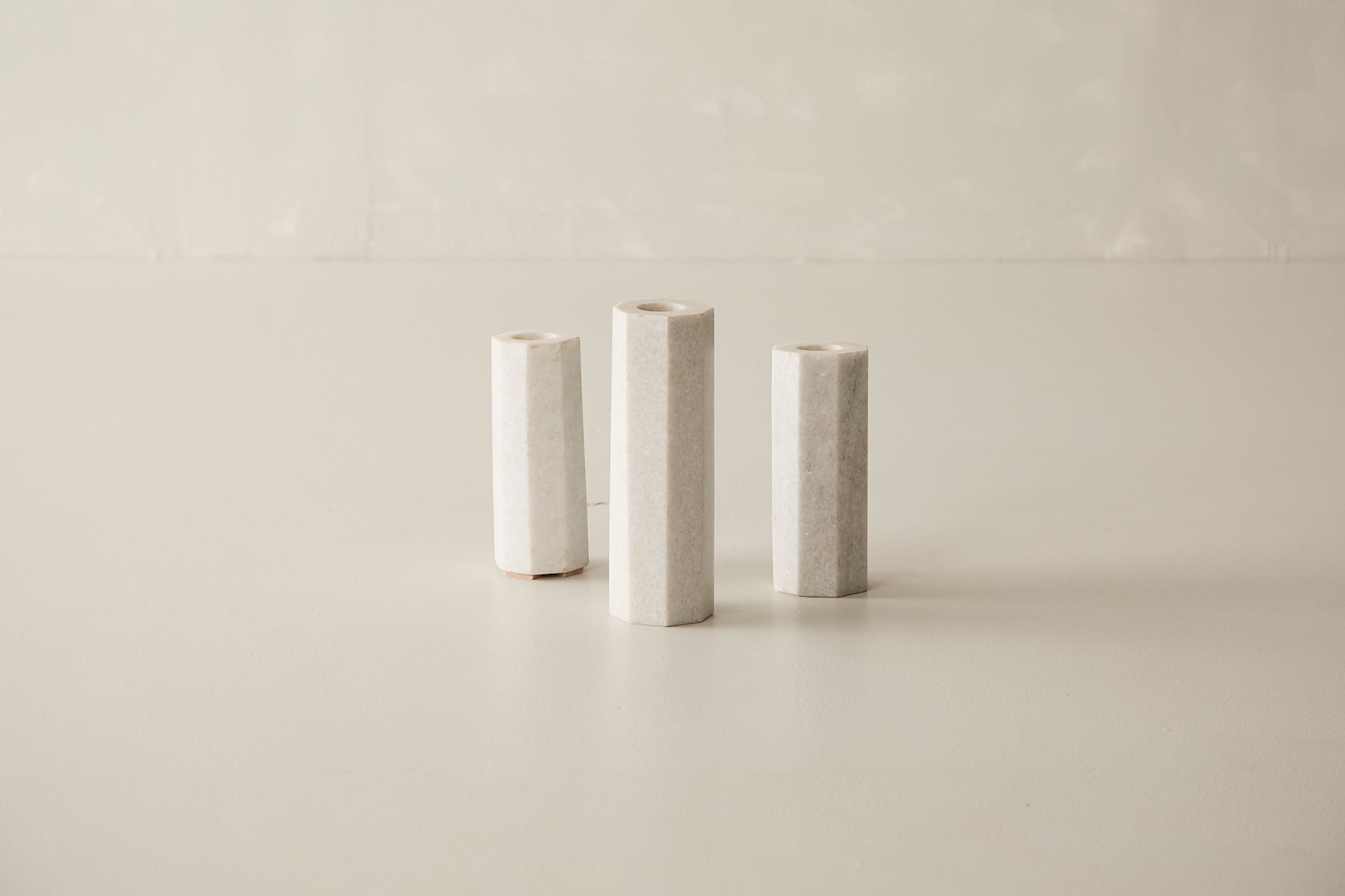 Marble Candle Stand S/3