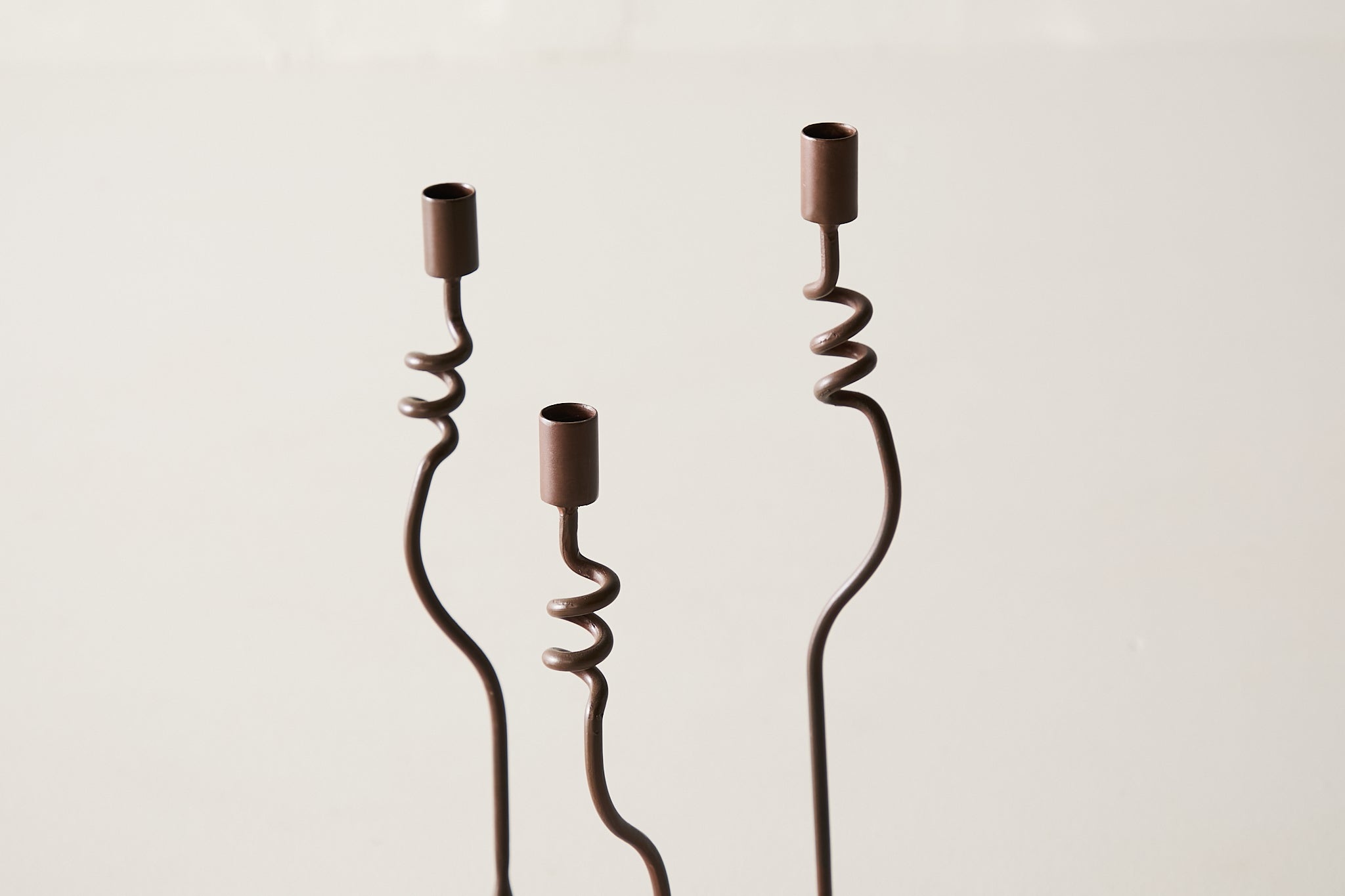 Iron Candle Stand Set