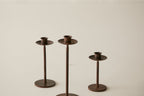 Straight Iron Candle Stand S/3