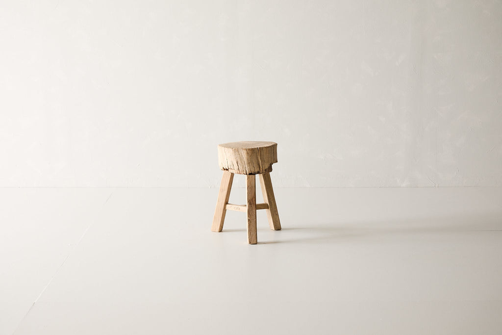 Reclaimed Elm Block Side Table AE.131