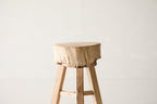 Reclaimed Elm Block Side Table AE.131