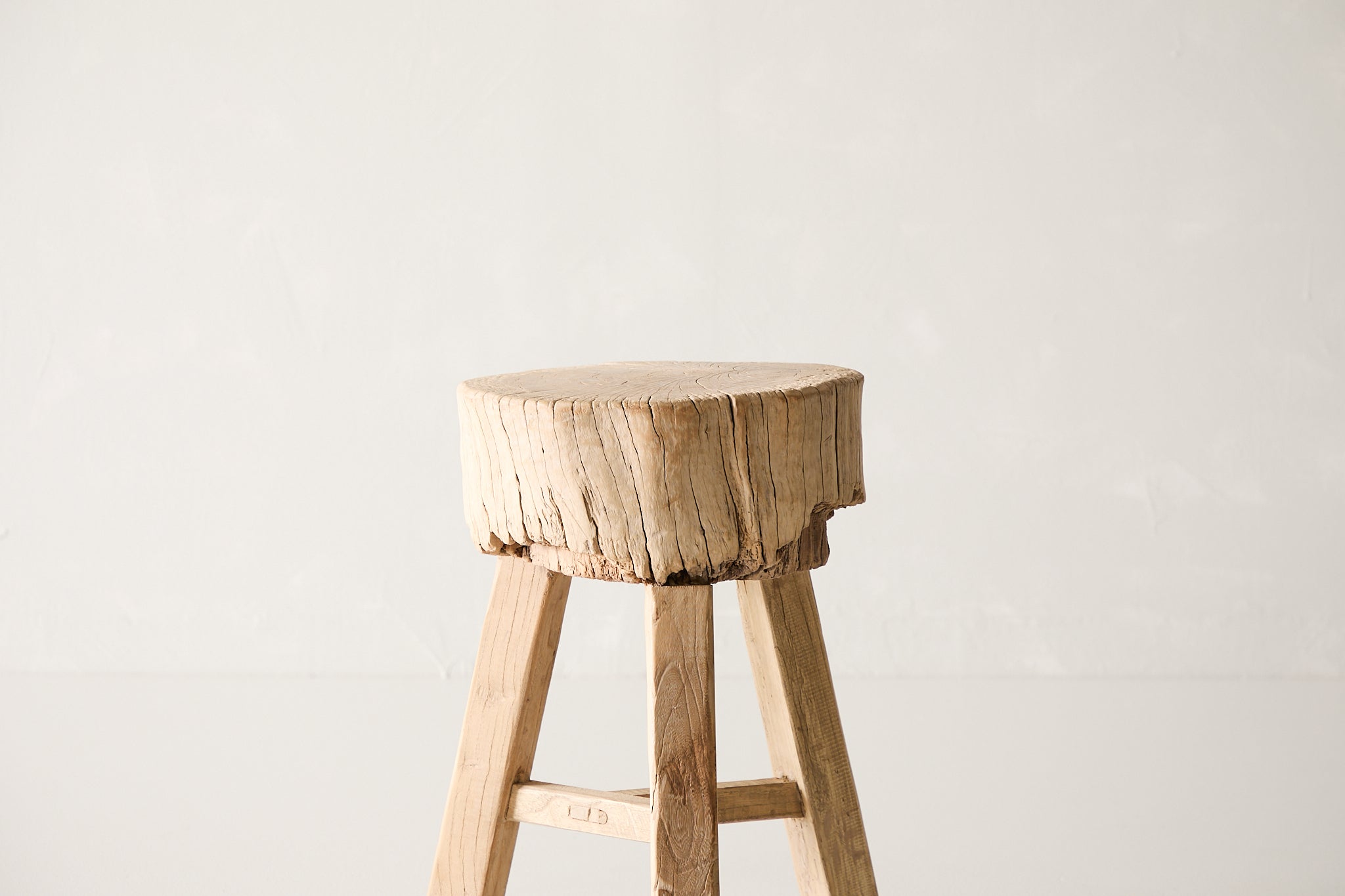Reclaimed Elm Block Side Table AE.131