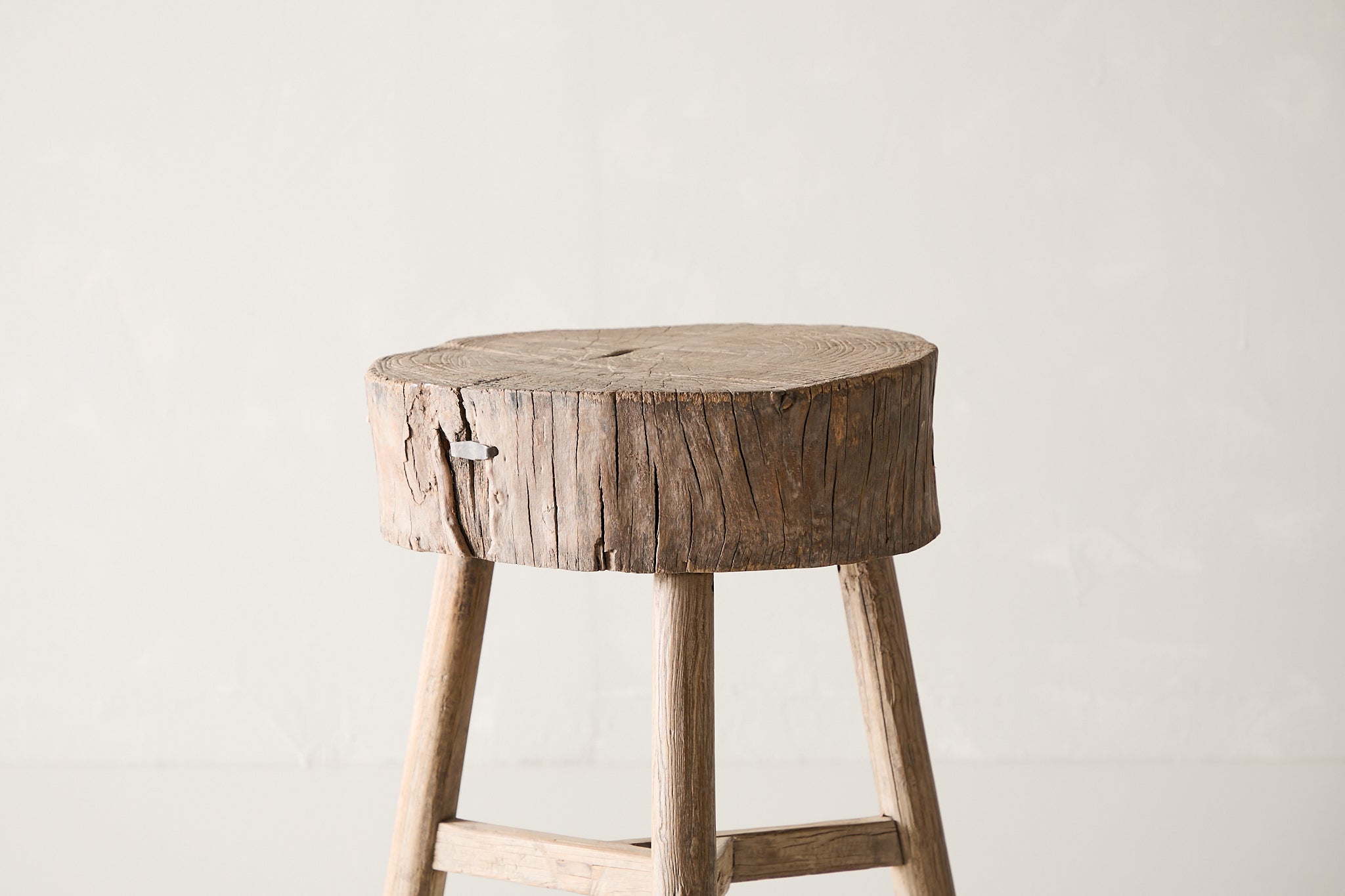 Reclaimed Elm Side Table AE.130