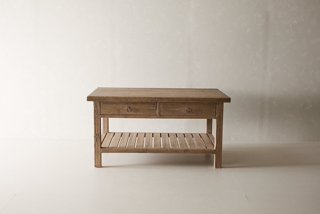 Reclaimed Pine Island with Drawers AE.120