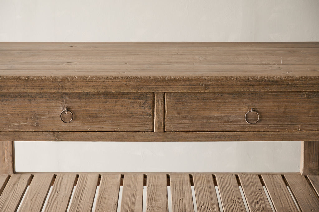 Reclaimed Pine Island with Drawers AE.120