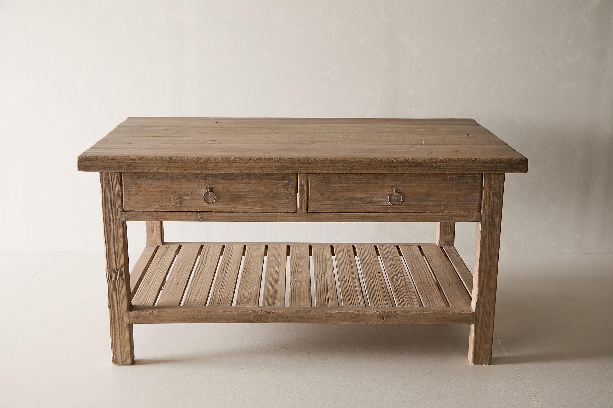 Reclaimed Pine Island with Drawers AE.120