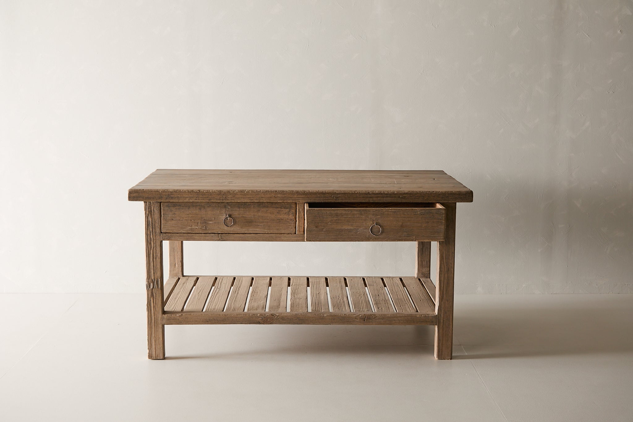 Reclaimed Pine Island with Drawers AE.120