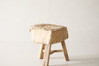 Reclaimed Poplar Block Side Table AE.132