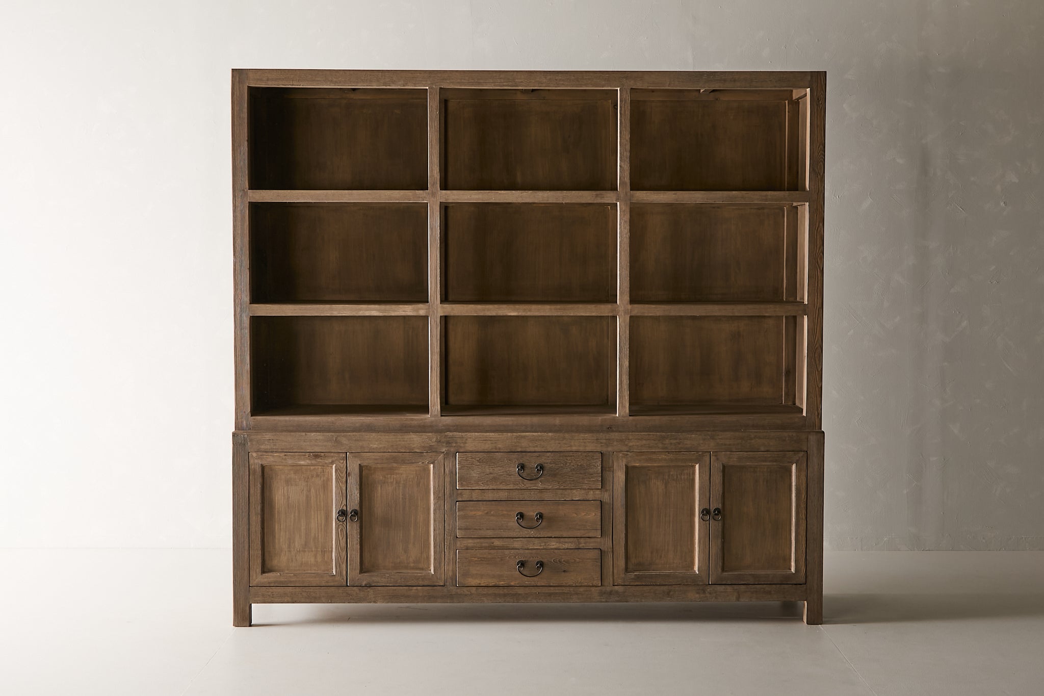 Nobu 2 Part Cabinet - Aged Brown