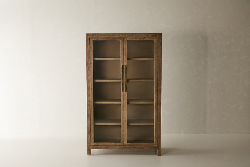 Asher 78 Cabinet - Aged Brown