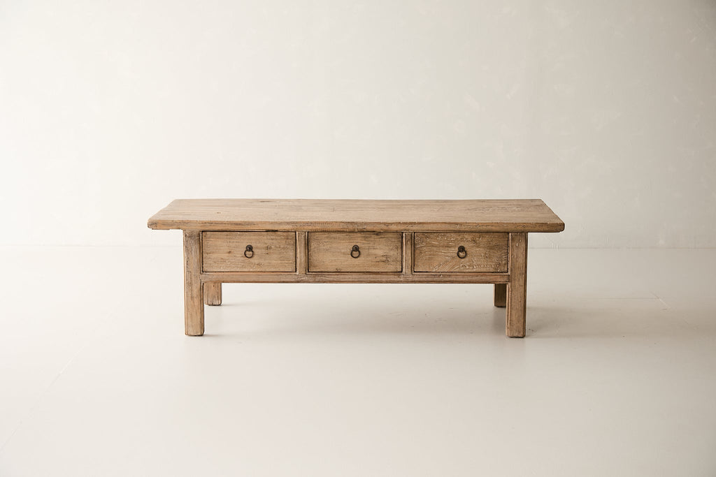 Reclaimed 3-Drawer Poplar Coffee Table AH.049-2